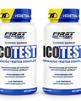 Icotest Advanced Test X2 Complex 120 gélules (stimulateur anabolique) (Pack promo de 2 boites)